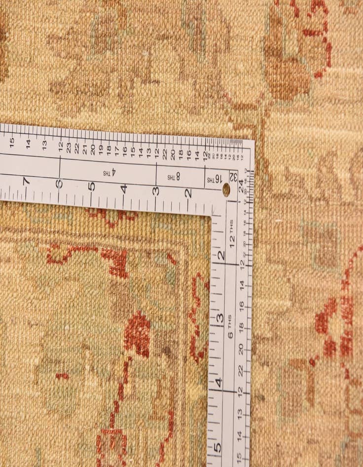 Detail image of  5' 7 x 7' 9  Hand Knotted Peshawar Ziegler Rug