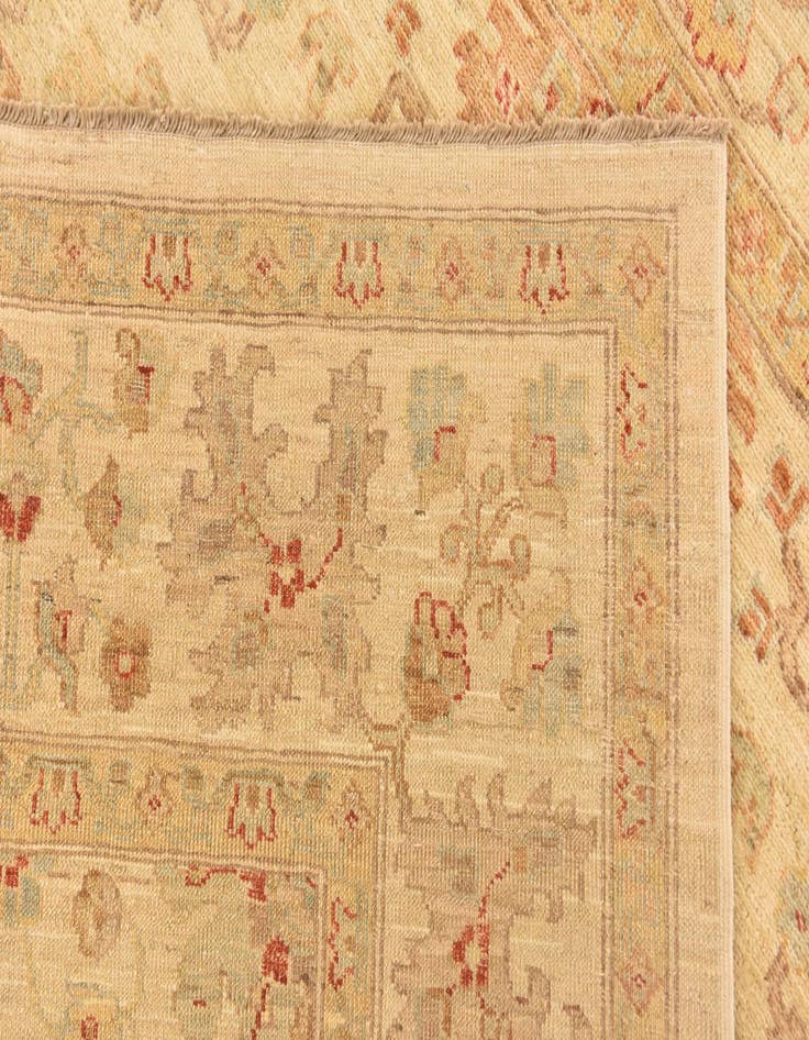 Detail image of  5' 7 x 7' 9  Hand Knotted Peshawar Ziegler Rug