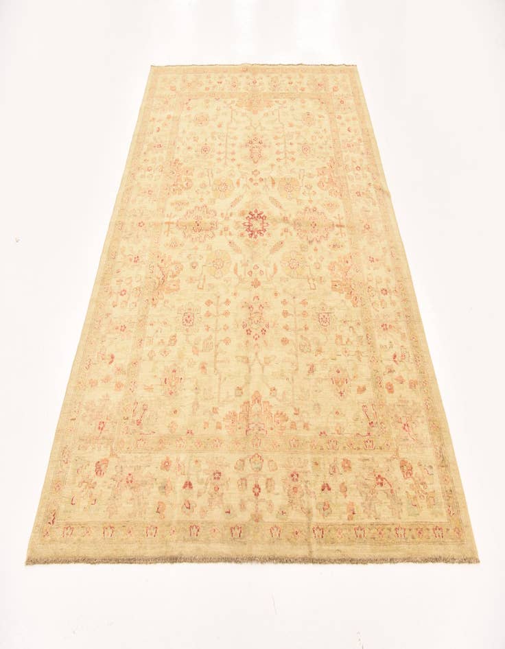 Detail image of  5' 7 x 7' 9  Hand Knotted Peshawar Ziegler Rug