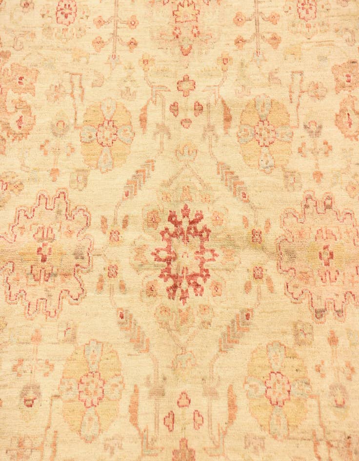 Detail image of  5' 7 x 7' 9  Hand Knotted Peshawar Ziegler Rug