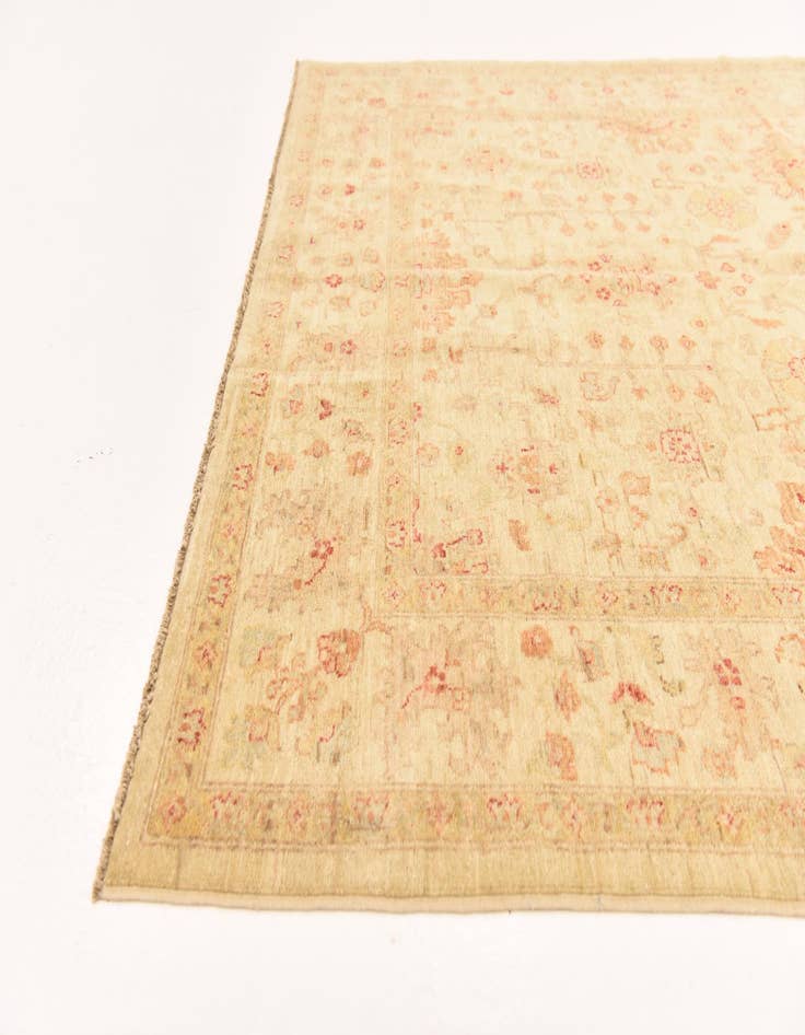 Detail image of  5' 7 x 7' 9  Hand Knotted Peshawar Ziegler Rug