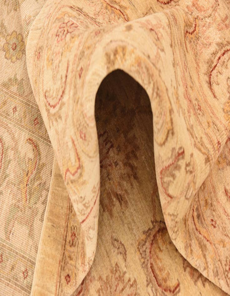 Detail image of  6' 5 x 7' 10  Hand Knotted Peshawar Ziegler Rug