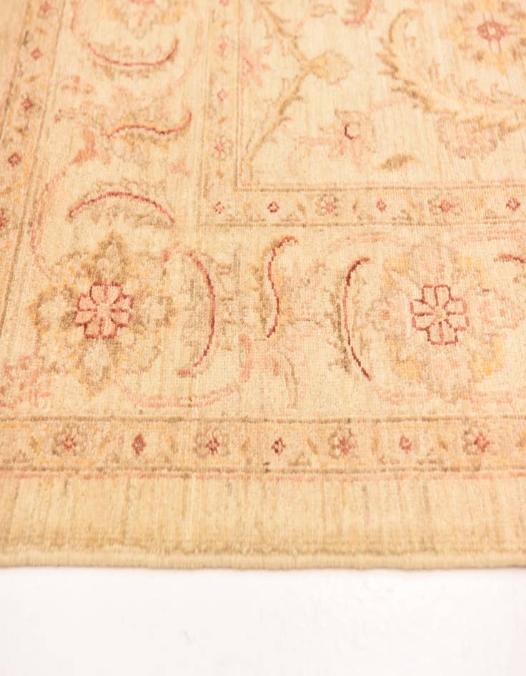 Detail image of  6' 5 x 7' 10  Hand Knotted Peshawar Ziegler Rug