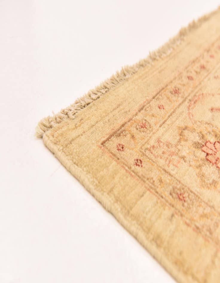 Detail image of  6' 5 x 7' 10  Hand Knotted Peshawar Ziegler Rug