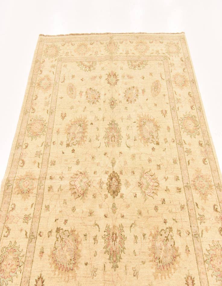 Detail image of  5' 9 x 7' 10  Hand Knotted Peshawar Ziegler Rug