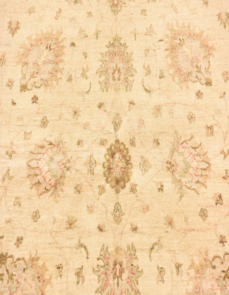 Detail image of  5' 9 x 7' 10  Hand Knotted Peshawar Ziegler Rug