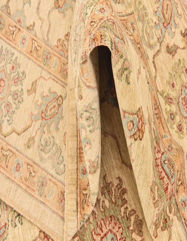 Detail image of  5' 10 x 8' 3  Hand Knotted Peshawar Ziegler Rug