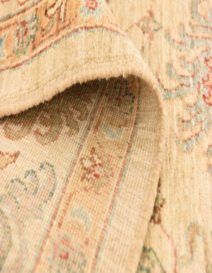 Detail image of  5' 10 x 8' 3  Hand Knotted Peshawar Ziegler Rug