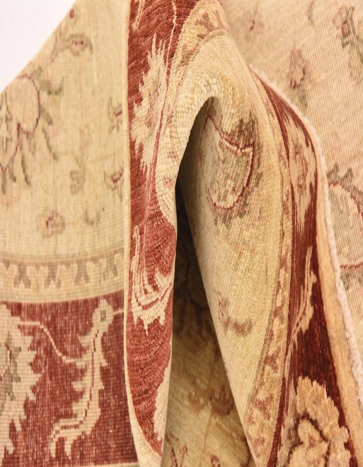 Detail image of  3' 3 x 5' 2  Hand Knotted Peshawar Ziegler Rug