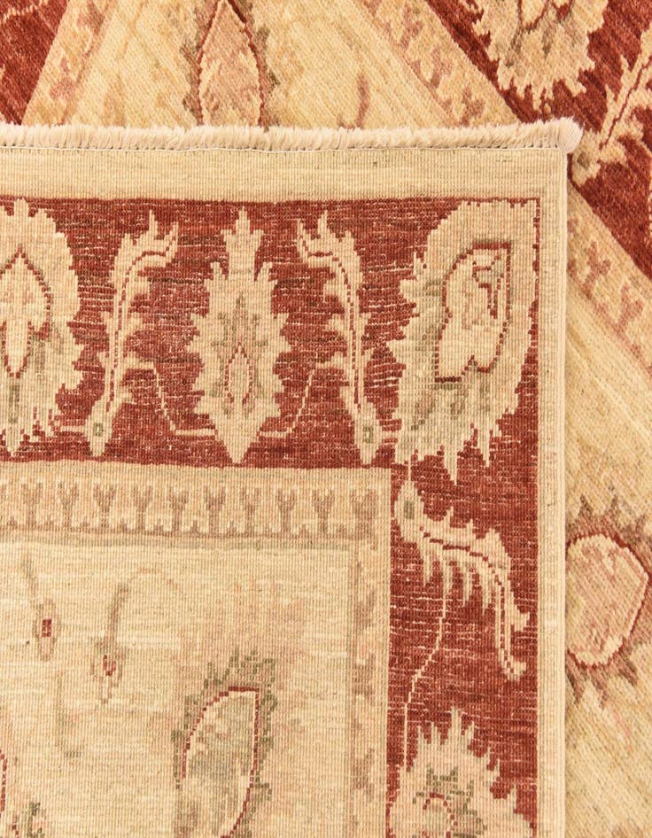 Detail image of  3' 3 x 5' 2  Hand Knotted Peshawar Ziegler Rug