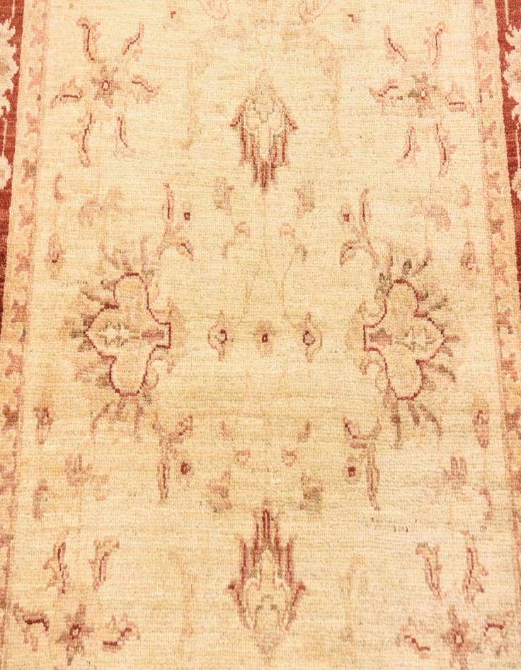 Detail image of  3' 3 x 5' 2  Hand Knotted Peshawar Ziegler Rug