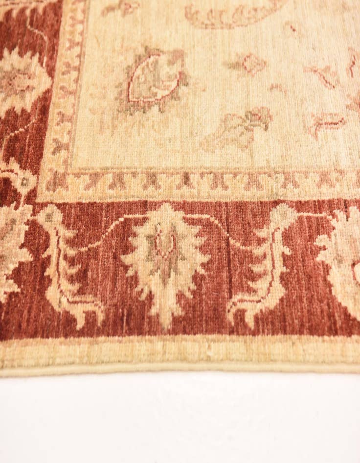 Detail image of  3' 3 x 5' 2  Hand Knotted Peshawar Ziegler Rug