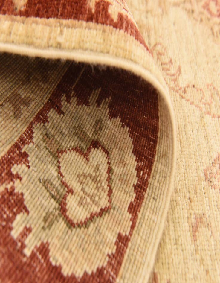 Detail image of  3' 3 x 5' 2  Hand Knotted Peshawar Ziegler Rug