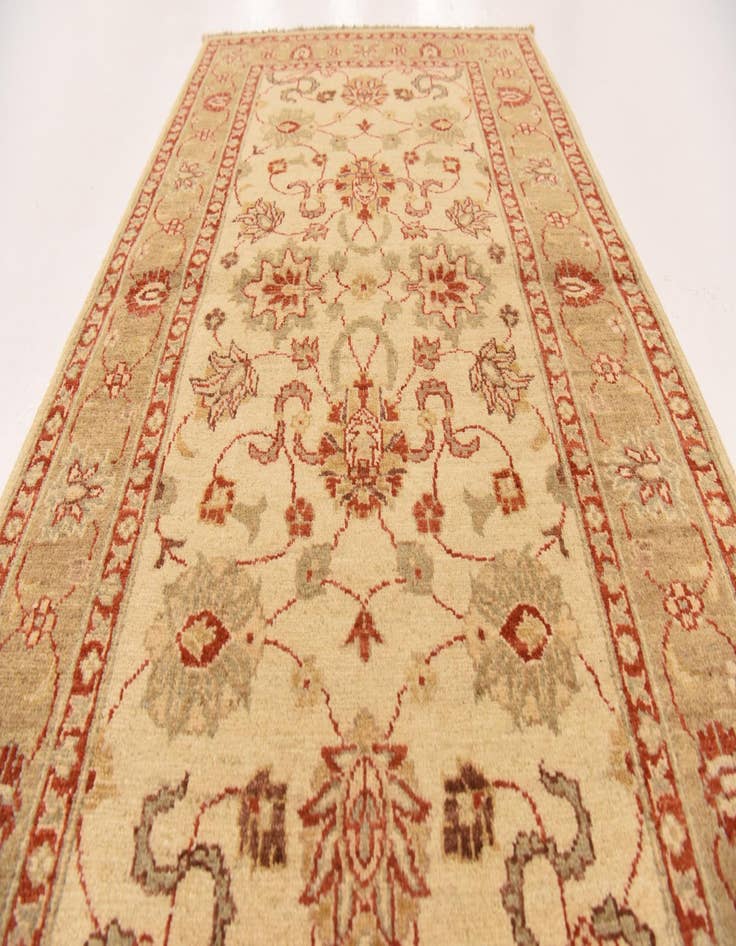 Detail image of  2' 11 x 4' 11  Hand Knotted Peshawar Ziegler Rug