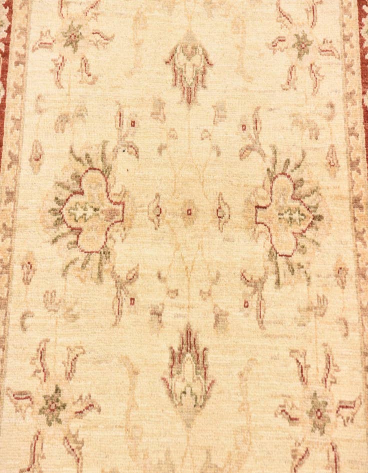 Detail image of  3' 3 x 4' 11  Hand Knotted Peshawar Ziegler Rug