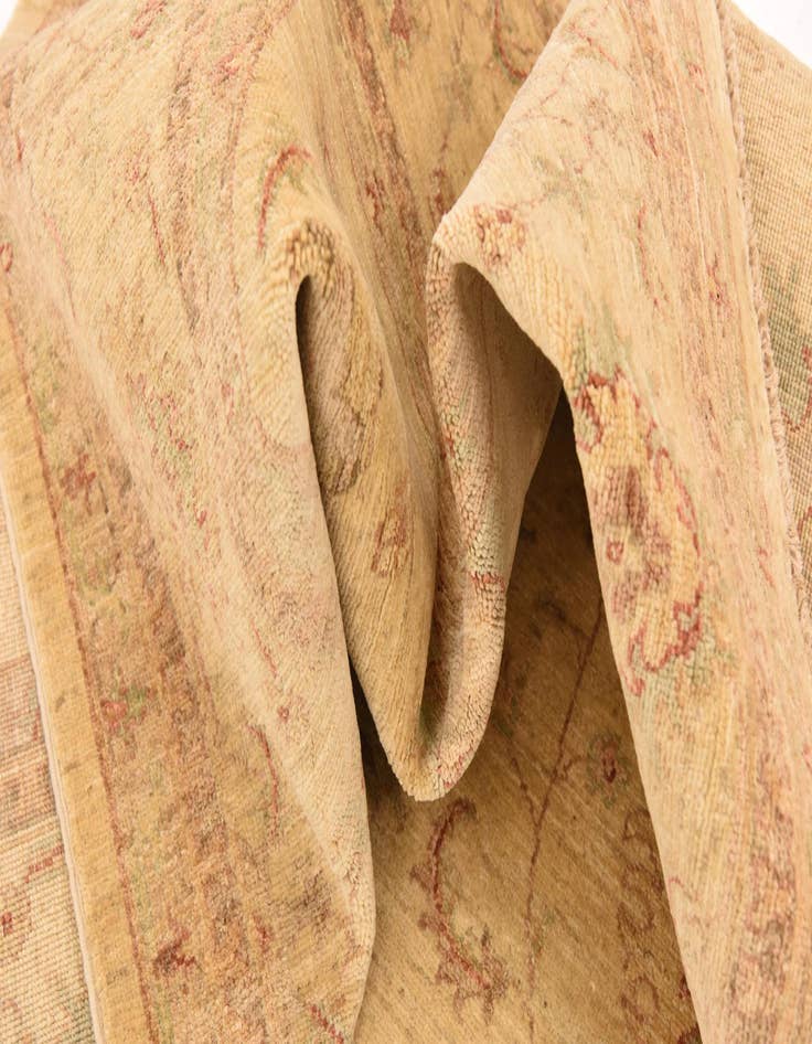 Detail image of  7' x 9' 3  Hand Knotted Peshawar Ziegler Rug