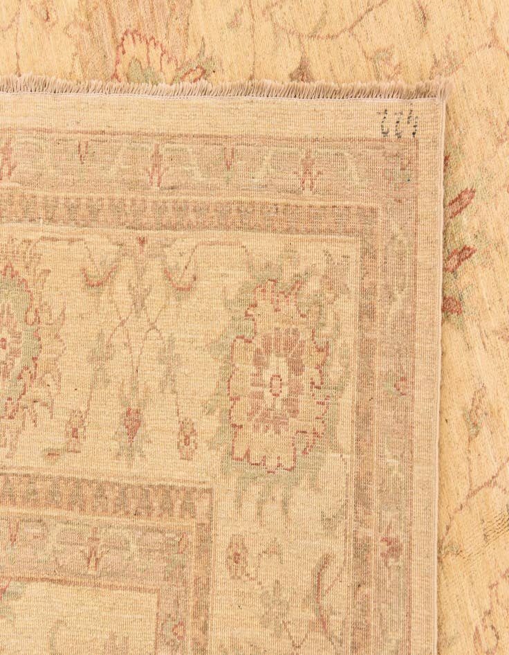 Detail image of  7' x 9' 3  Hand Knotted Peshawar Ziegler Rug