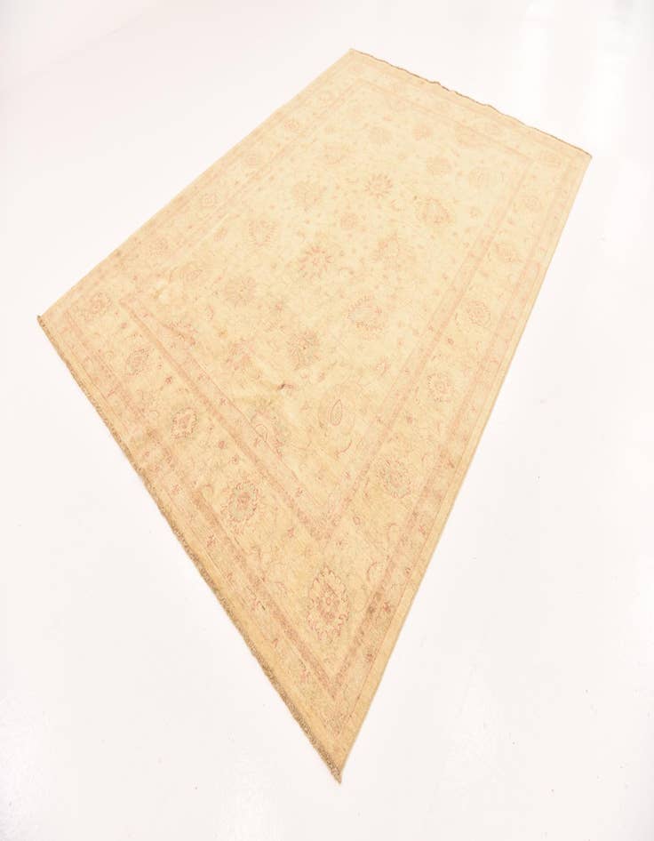 Detail image of  7' x 9' 3  Hand Knotted Peshawar Ziegler Rug