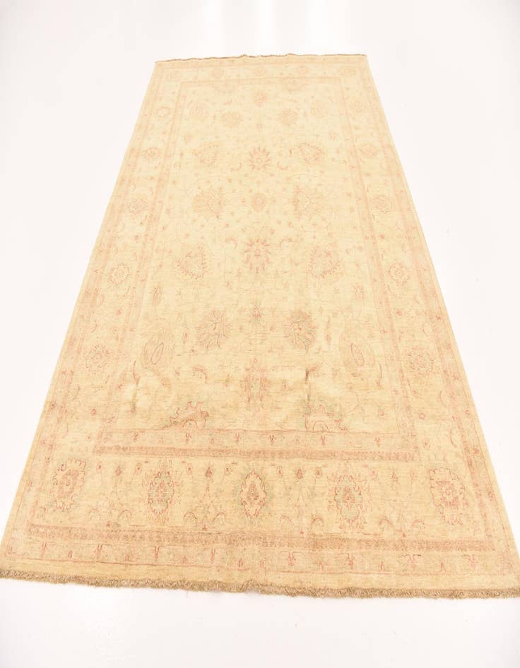 Detail image of  7' x 9' 3  Hand Knotted Peshawar Ziegler Rug