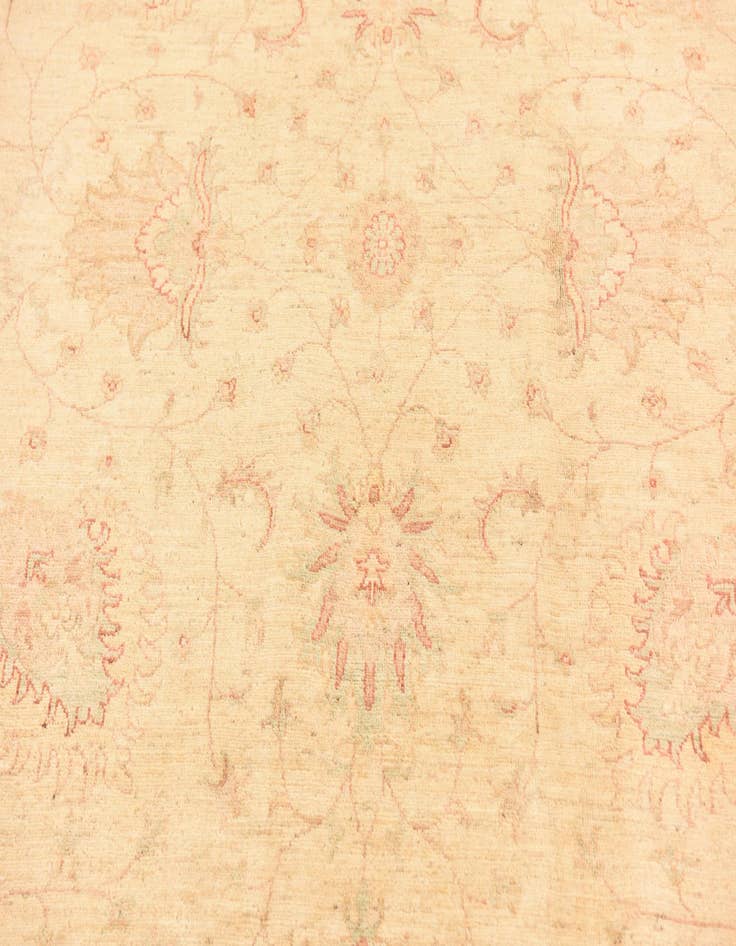 Detail image of  7' x 9' 3  Hand Knotted Peshawar Ziegler Rug