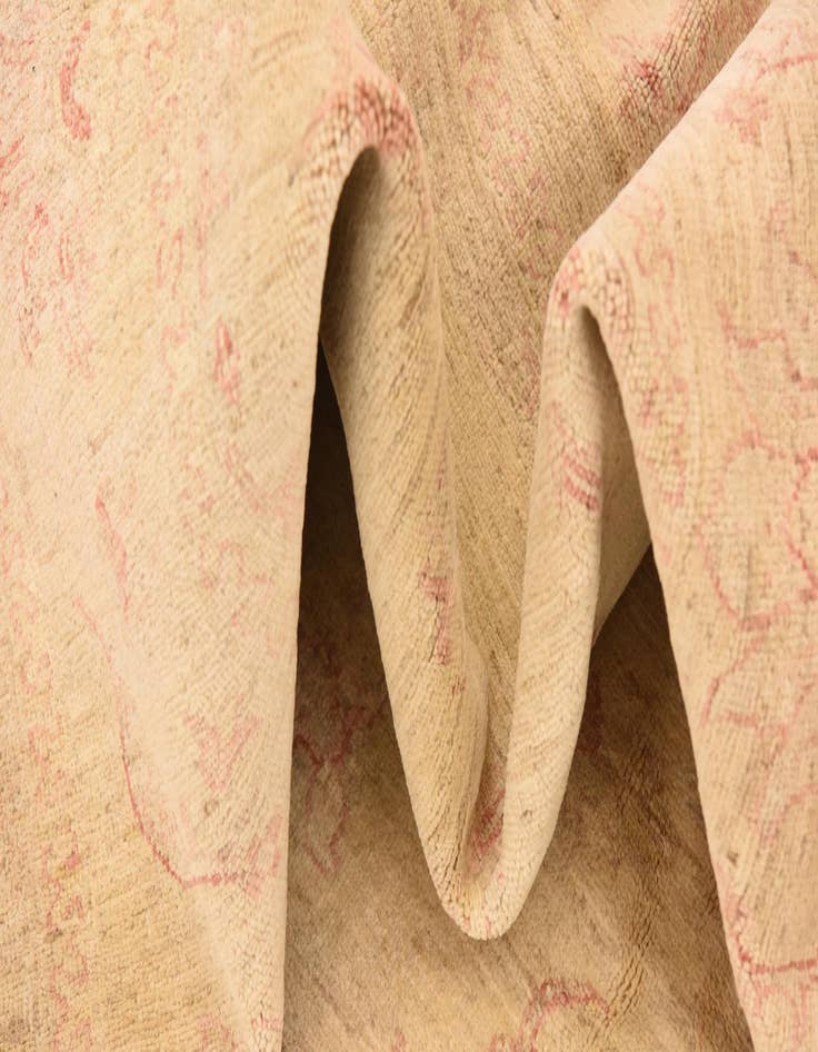 Detail image of  6' 9 x 9' 7  Hand Knotted Peshawar Ziegler Rug