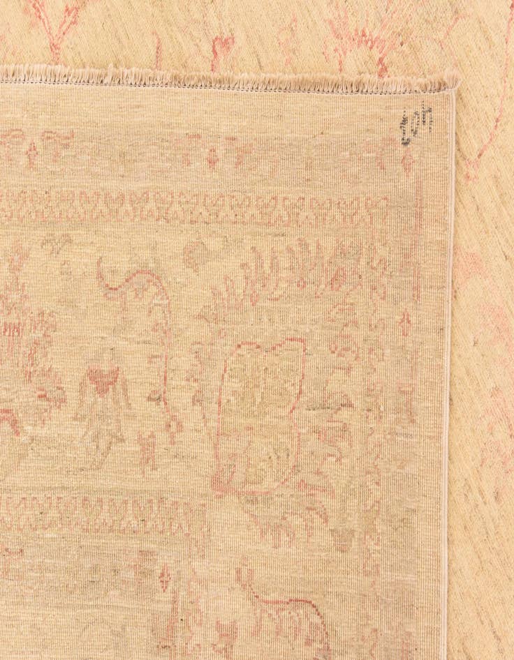 Detail image of  6' 9 x 9' 7  Hand Knotted Peshawar Ziegler Rug