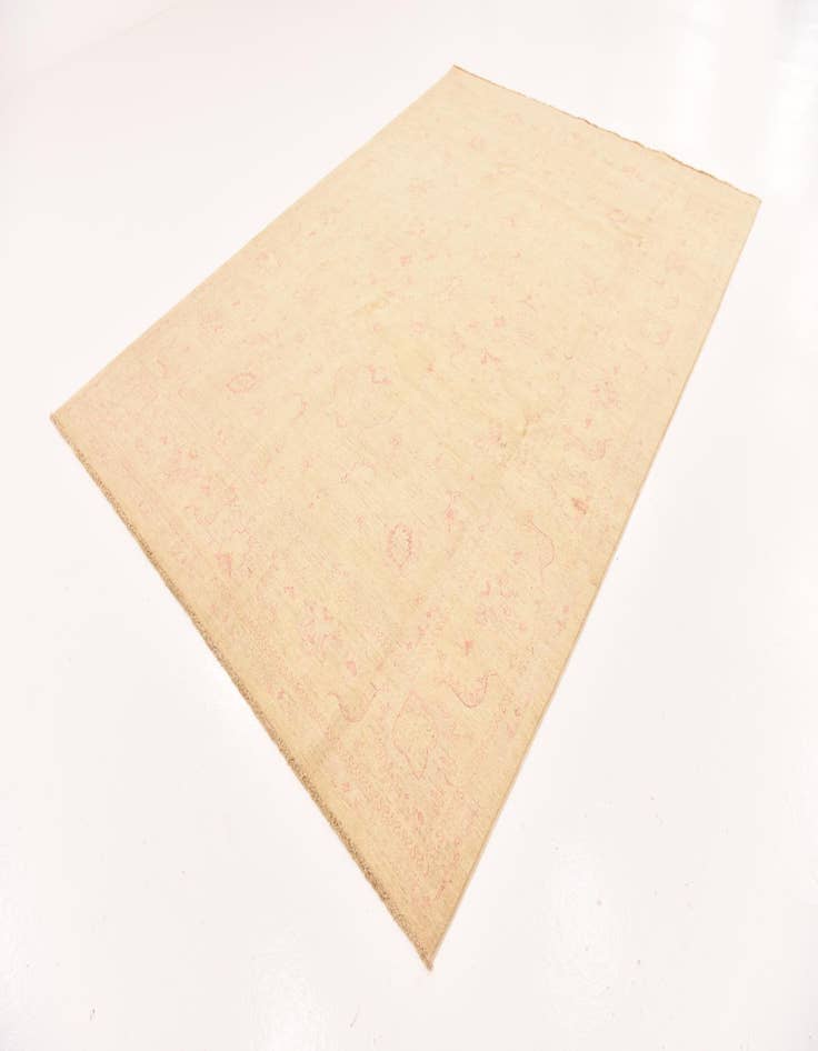 Detail image of  6' 9 x 9' 7  Hand Knotted Peshawar Ziegler Rug