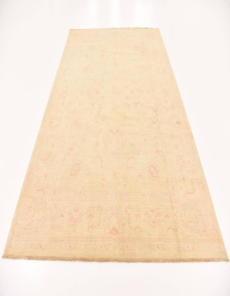 Detail image of  6' 9 x 9' 7  Hand Knotted Peshawar Ziegler Rug