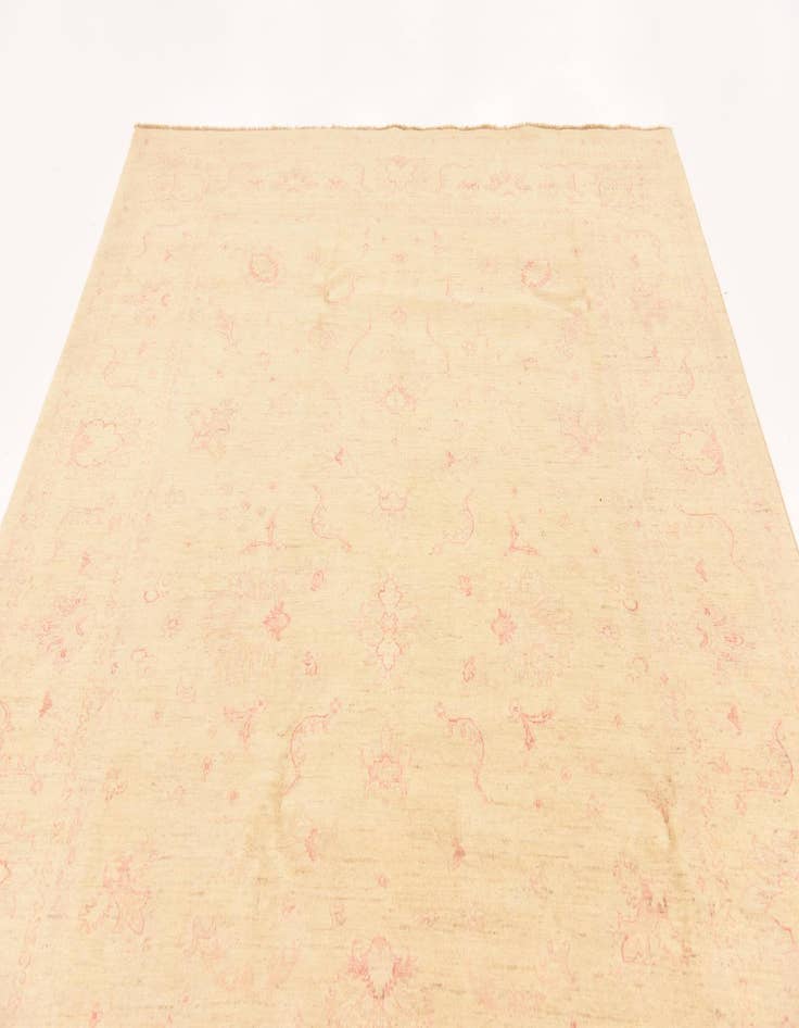 Detail image of  6' 9 x 9' 7  Hand Knotted Peshawar Ziegler Rug