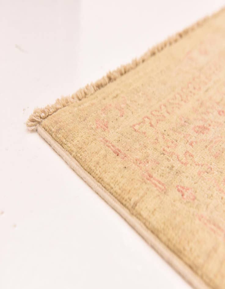 Detail image of  6' 9 x 9' 7  Hand Knotted Peshawar Ziegler Rug