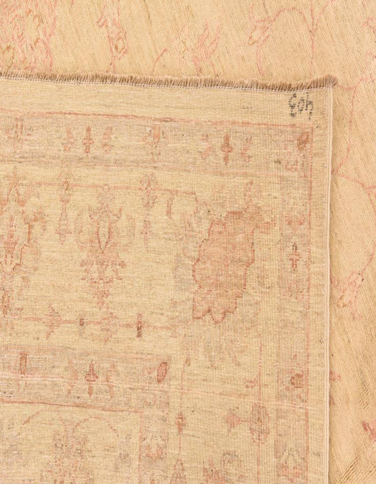 Detail image of  6' 10 x 10'  Hand Knotted Peshawar Ziegler Rug