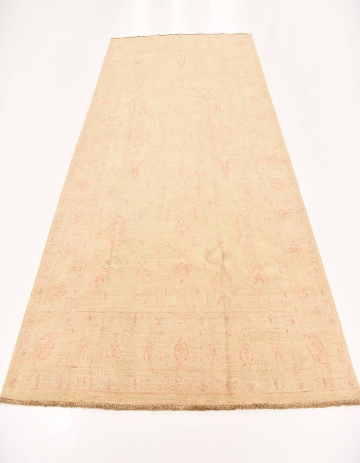 Detail image of  6' 10 x 10'  Hand Knotted Peshawar Ziegler Rug