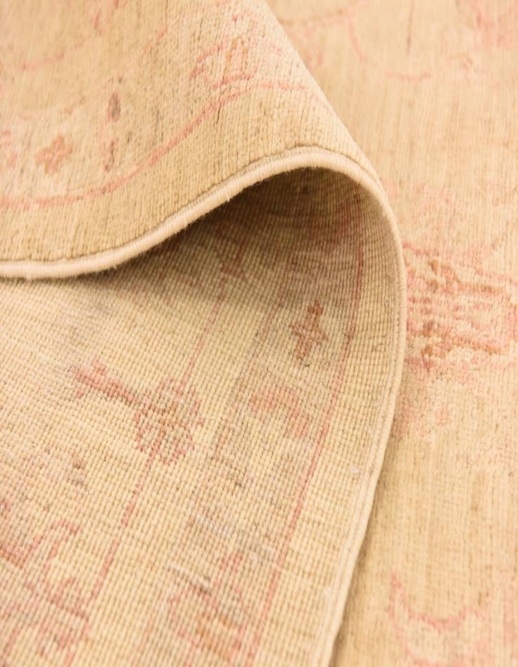 Detail image of  6' 10 x 10'  Hand Knotted Peshawar Ziegler Rug