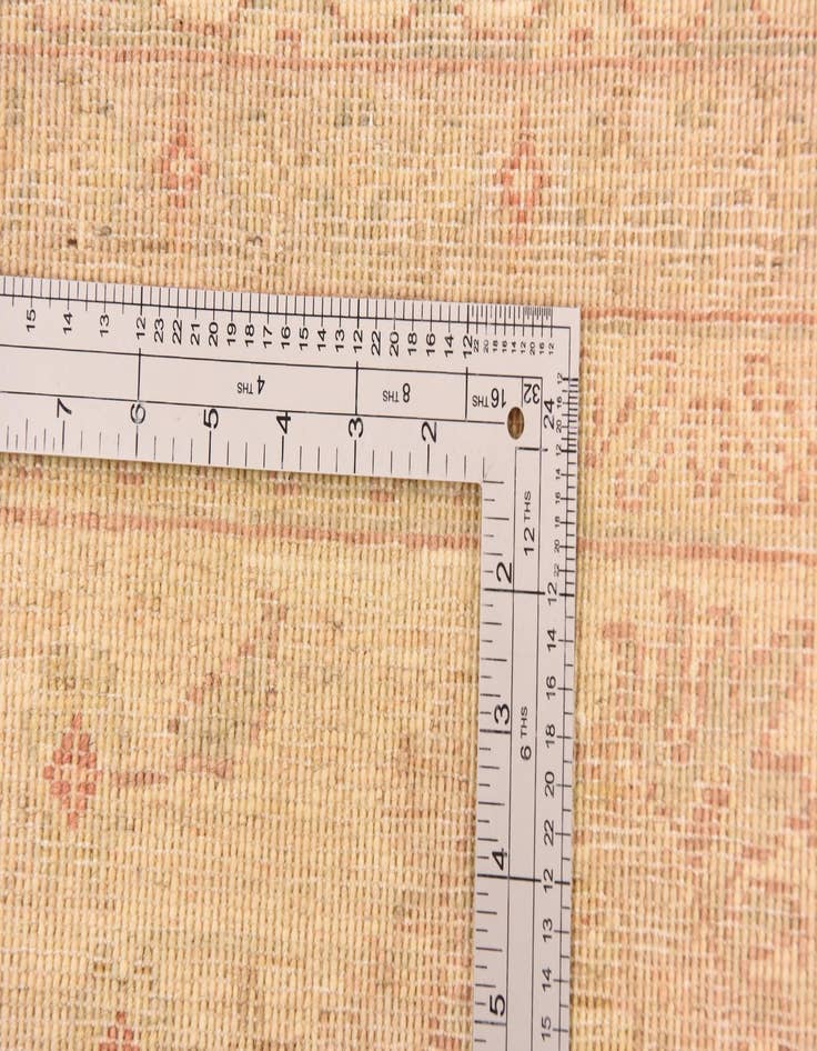 Detail image of  6' 10 x 9' 5  Hand Knotted Peshawar Ziegler Rug