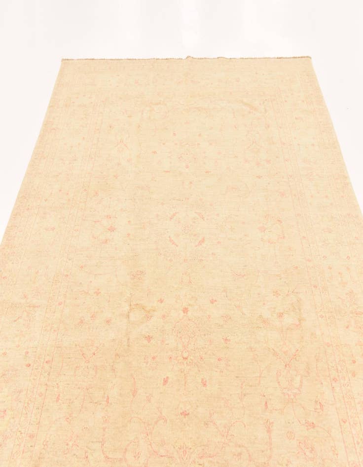 Detail image of  6' 10 x 9' 5  Hand Knotted Peshawar Ziegler Rug