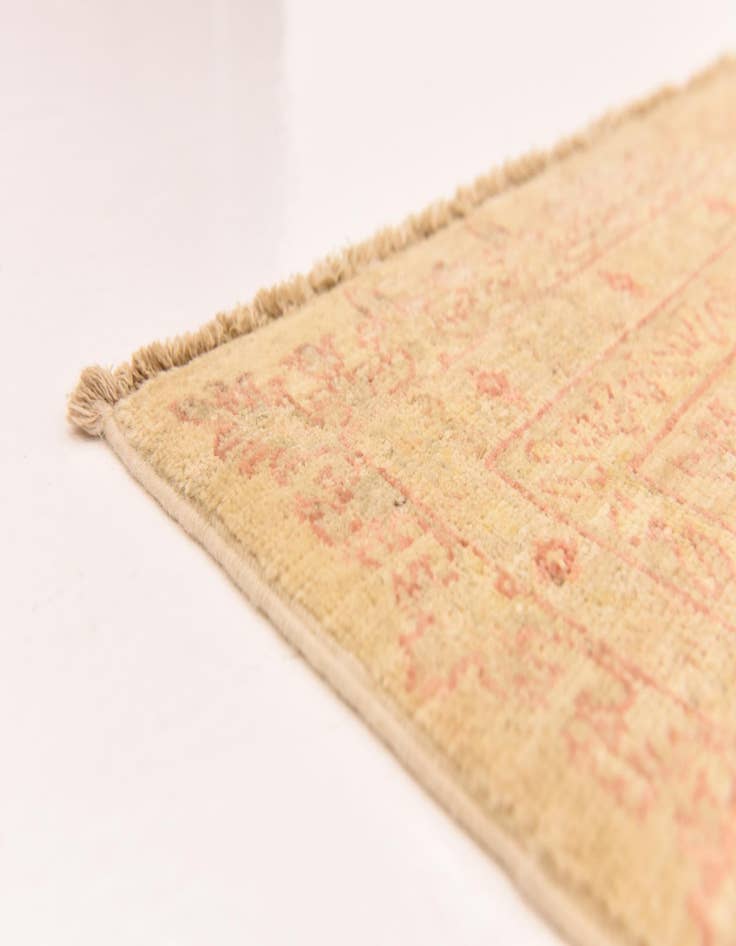 Detail image of  6' 10 x 9' 5  Hand Knotted Peshawar Ziegler Rug