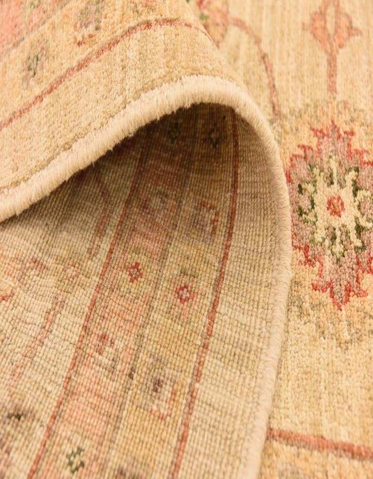 Detail image of  9' 1 x 11' 11  Hand Knotted Peshawar Ziegler Rug