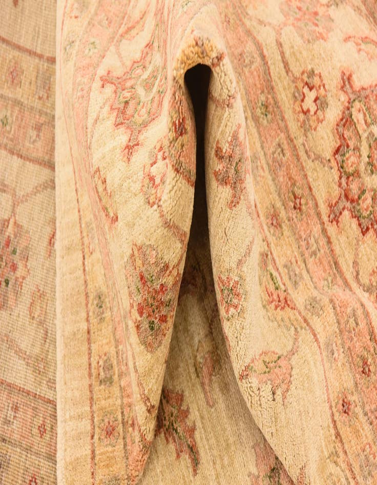 Detail image of  9' 1 x 11' 11  Hand Knotted Peshawar Ziegler Rug