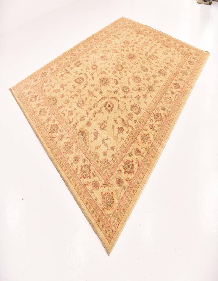 Detail image of  9' 1 x 11' 11  Hand Knotted Peshawar Ziegler Rug