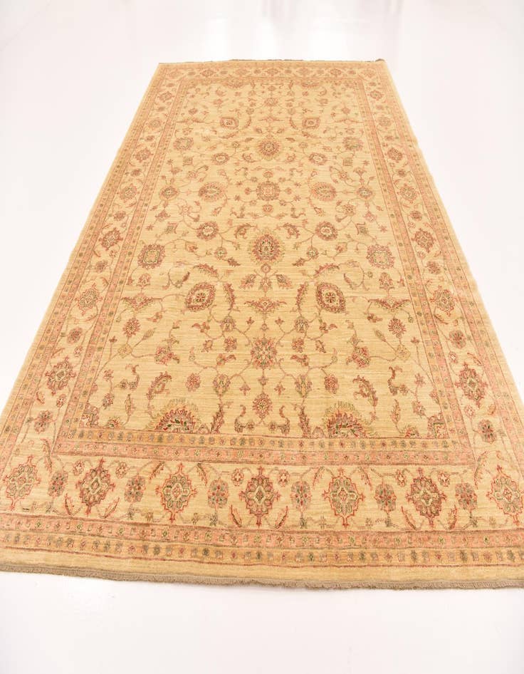 Detail image of  9' 1 x 11' 11  Hand Knotted Peshawar Ziegler Rug