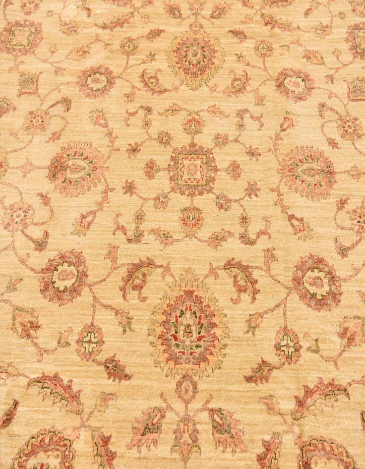 Detail image of  9' 1 x 11' 11  Hand Knotted Peshawar Ziegler Rug