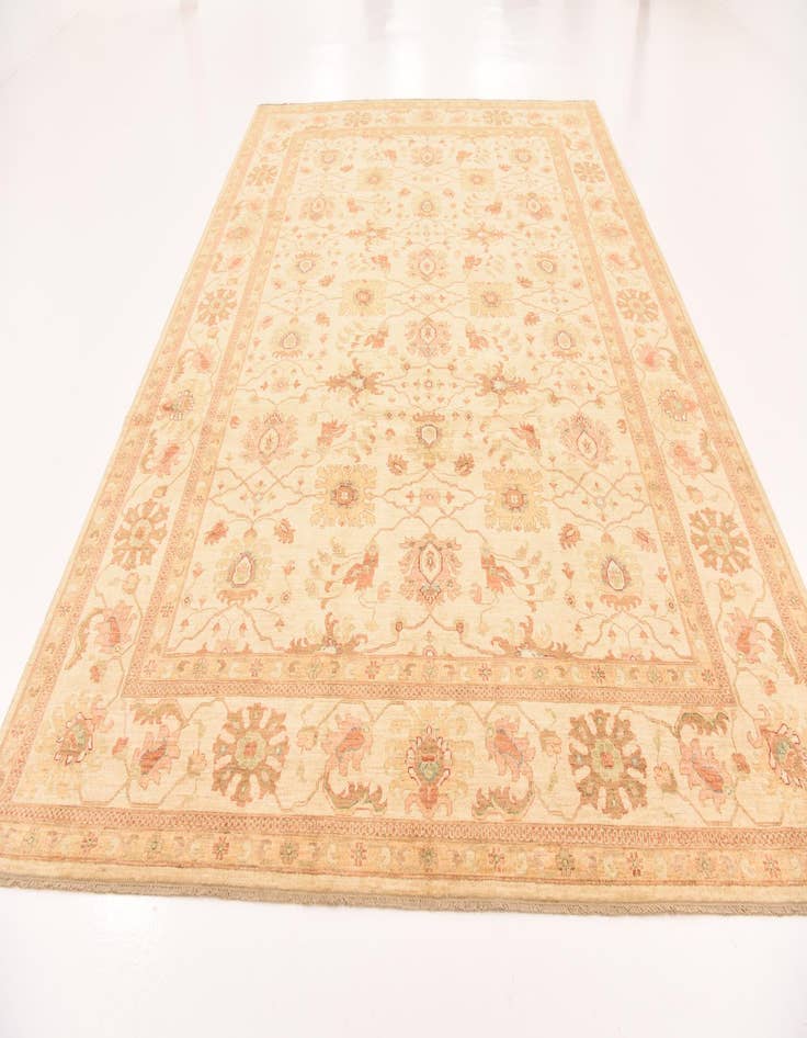 Detail image of  8' 11 x 12' 4  Hand Knotted Peshawar Ziegler Rug