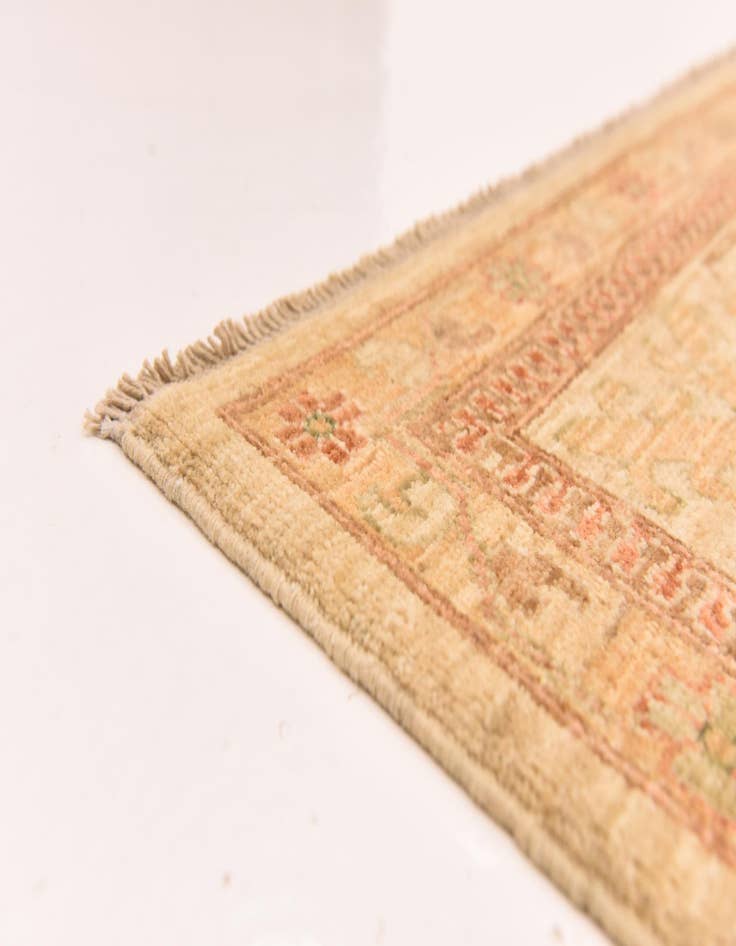 Detail image of  8' 11 x 12' 4  Hand Knotted Peshawar Ziegler Rug