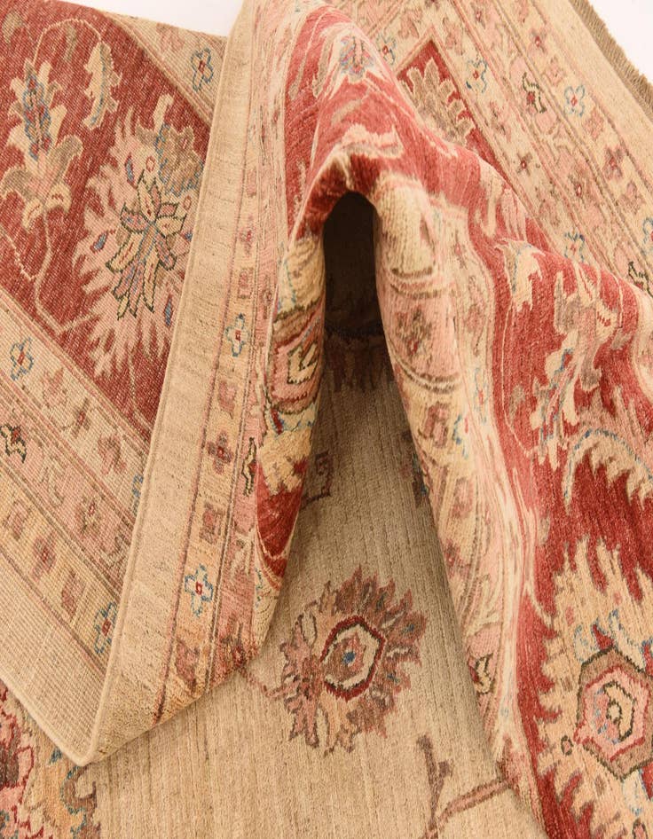 Detail image of  13' x 17' 10  Hand Knotted Peshawar Ziegler Rug