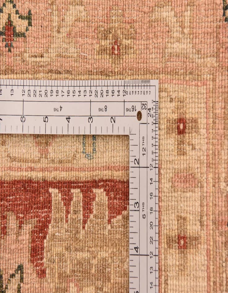 Detail image of  13' x 17' 10  Hand Knotted Peshawar Ziegler Rug