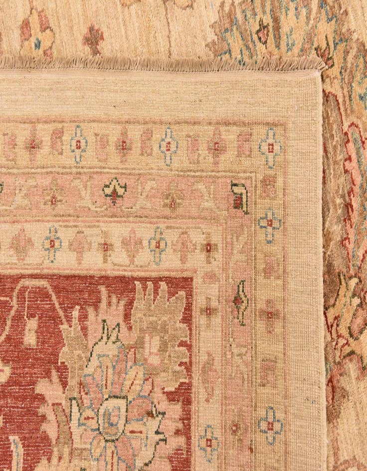 Detail image of  13' x 17' 10  Hand Knotted Peshawar Ziegler Rug
