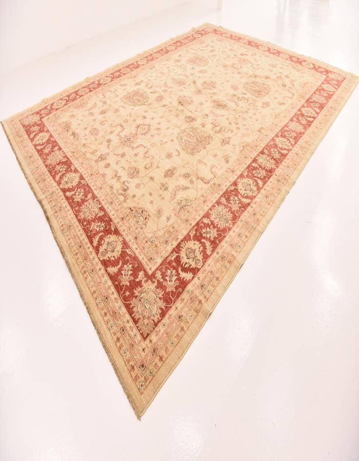 Detail image of  13' x 17' 10  Hand Knotted Peshawar Ziegler Rug