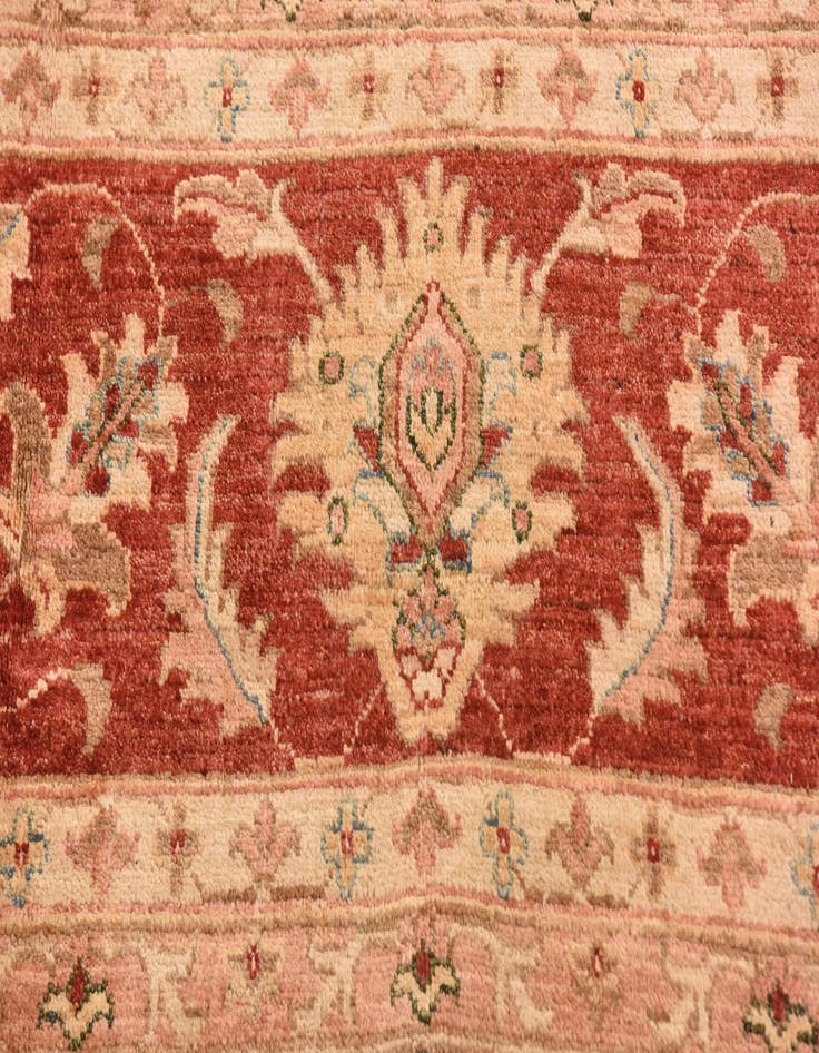 Detail image of  13' x 17' 10  Hand Knotted Peshawar Ziegler Rug