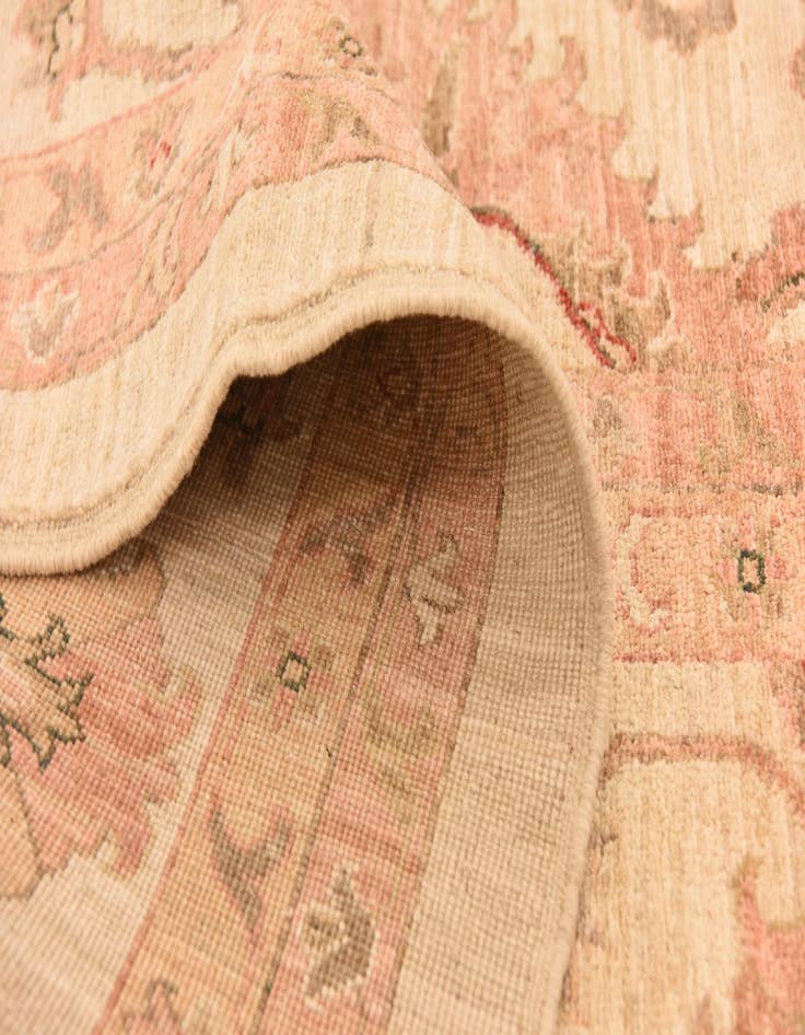 Detail image of  11' 5 x 14' 10  Hand Knotted Peshawar Ziegler Rug