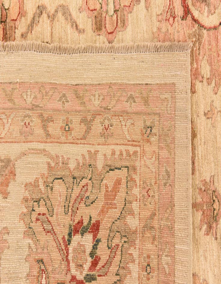 Detail image of  11' 5 x 14' 10  Hand Knotted Peshawar Ziegler Rug